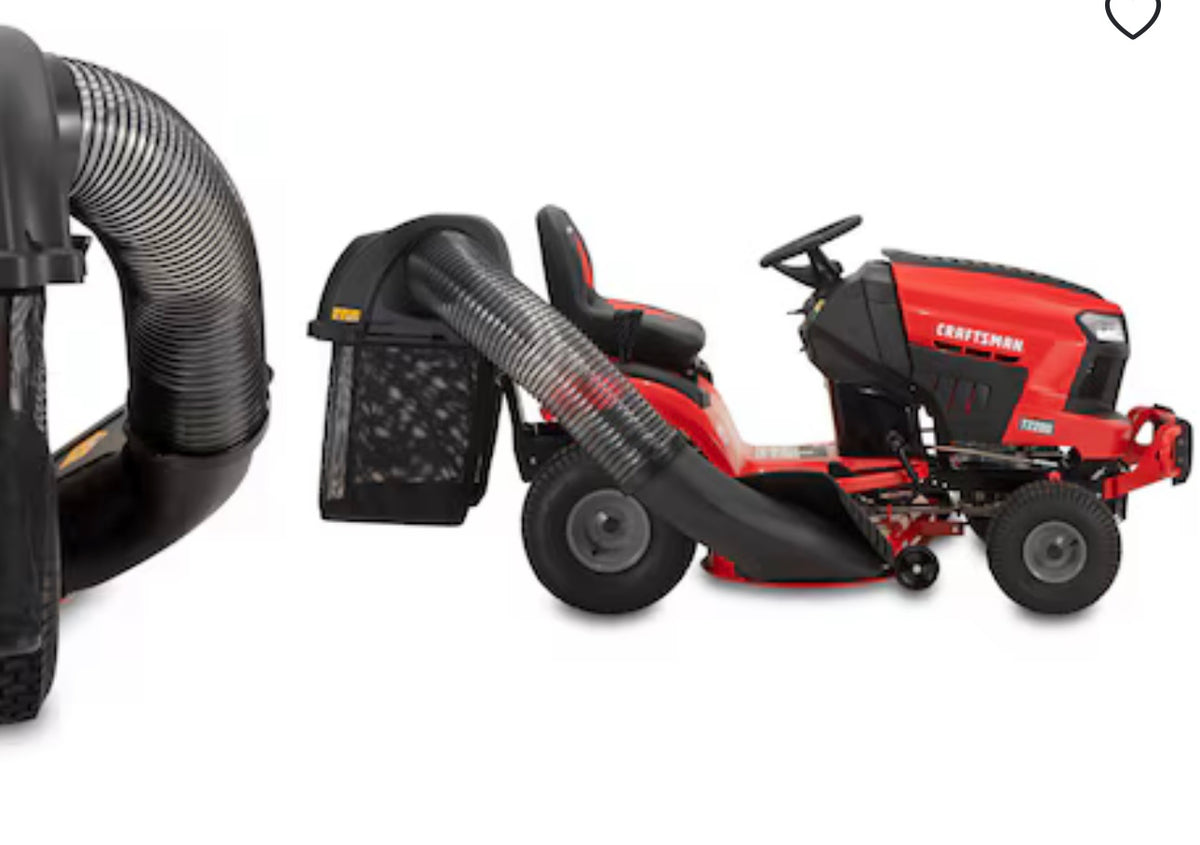 CRAFTSMAN 2 Bagger instalado en riding mower