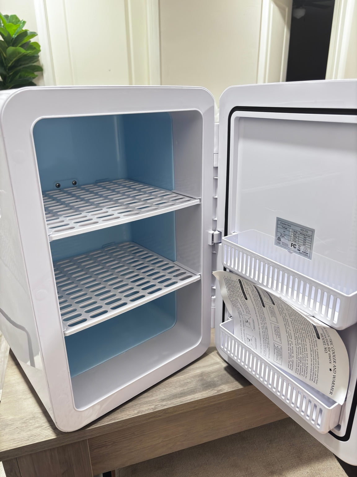 advwin 20L mini fridge interior shelves