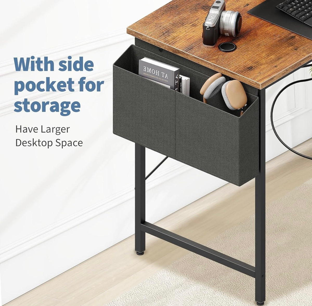 DUMOS desk hanging fabric storage organizer