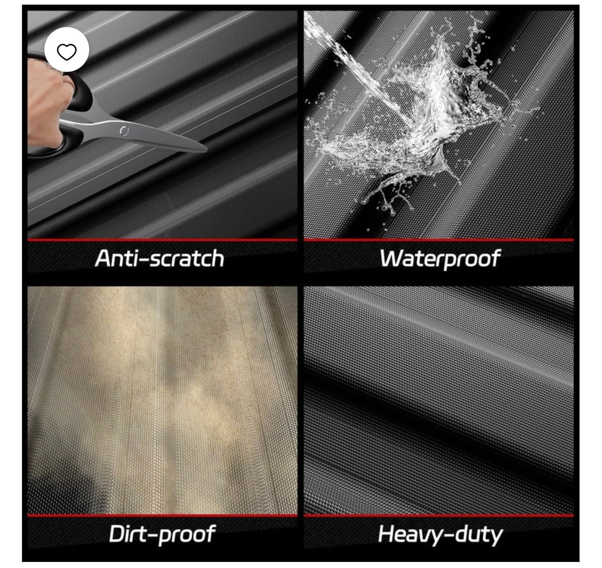 Anti-scratch waterproof dirt-proof heavy-duty bed mat