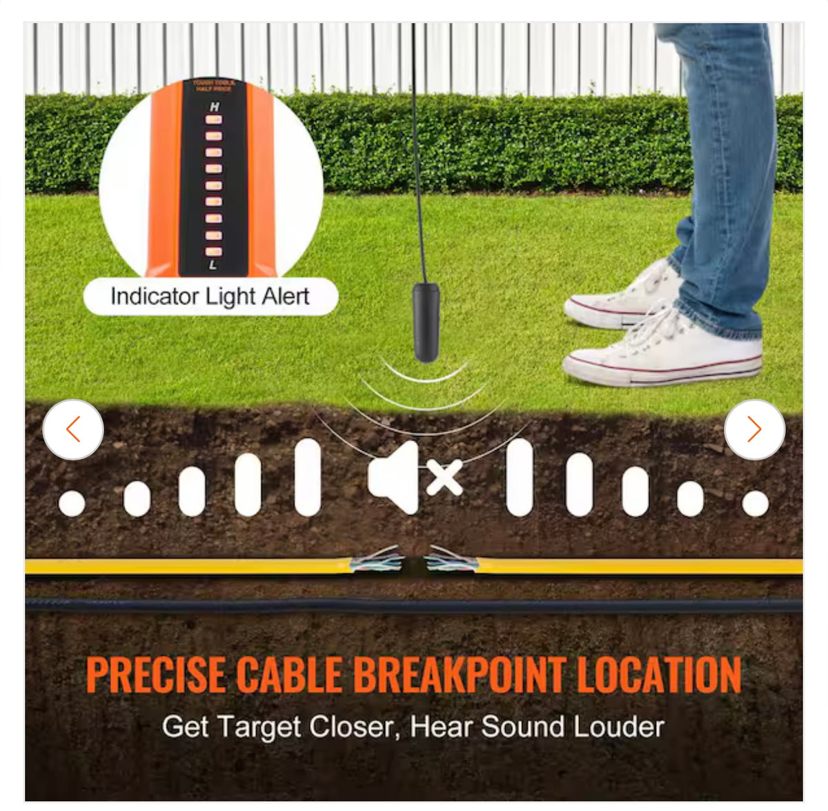 VEVOR precise cable breakpoint location