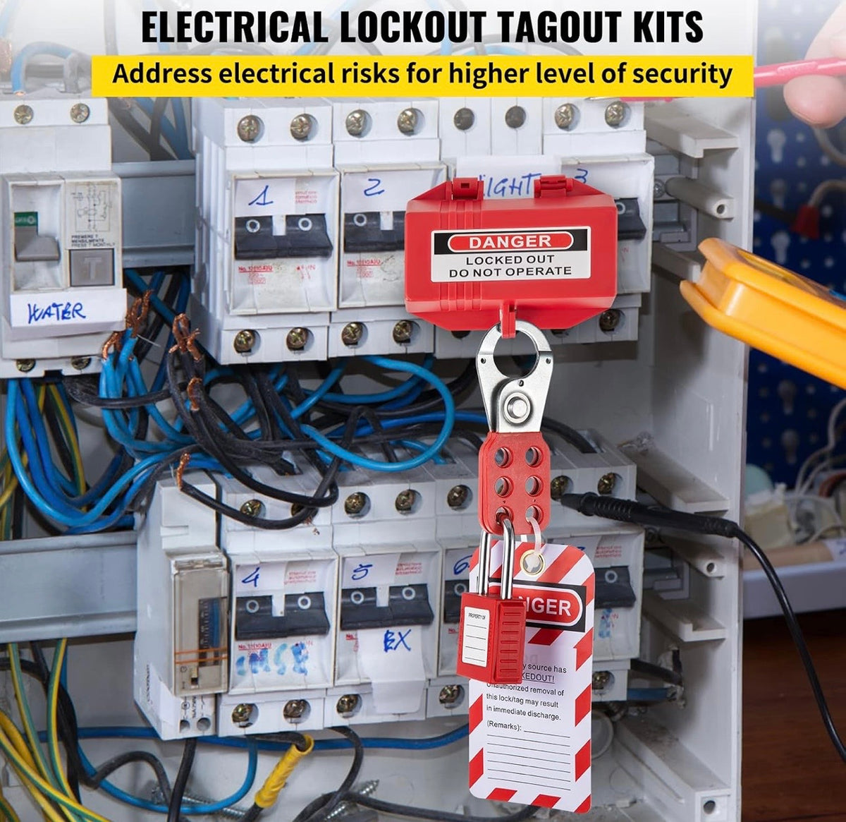 VEVOR electrical lockout tagout kit