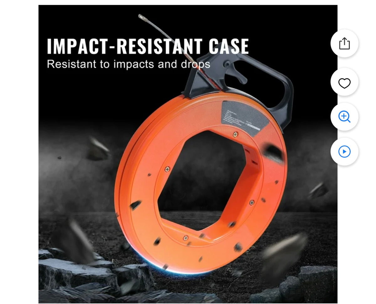 VEVOR fish tape impact-resistant case