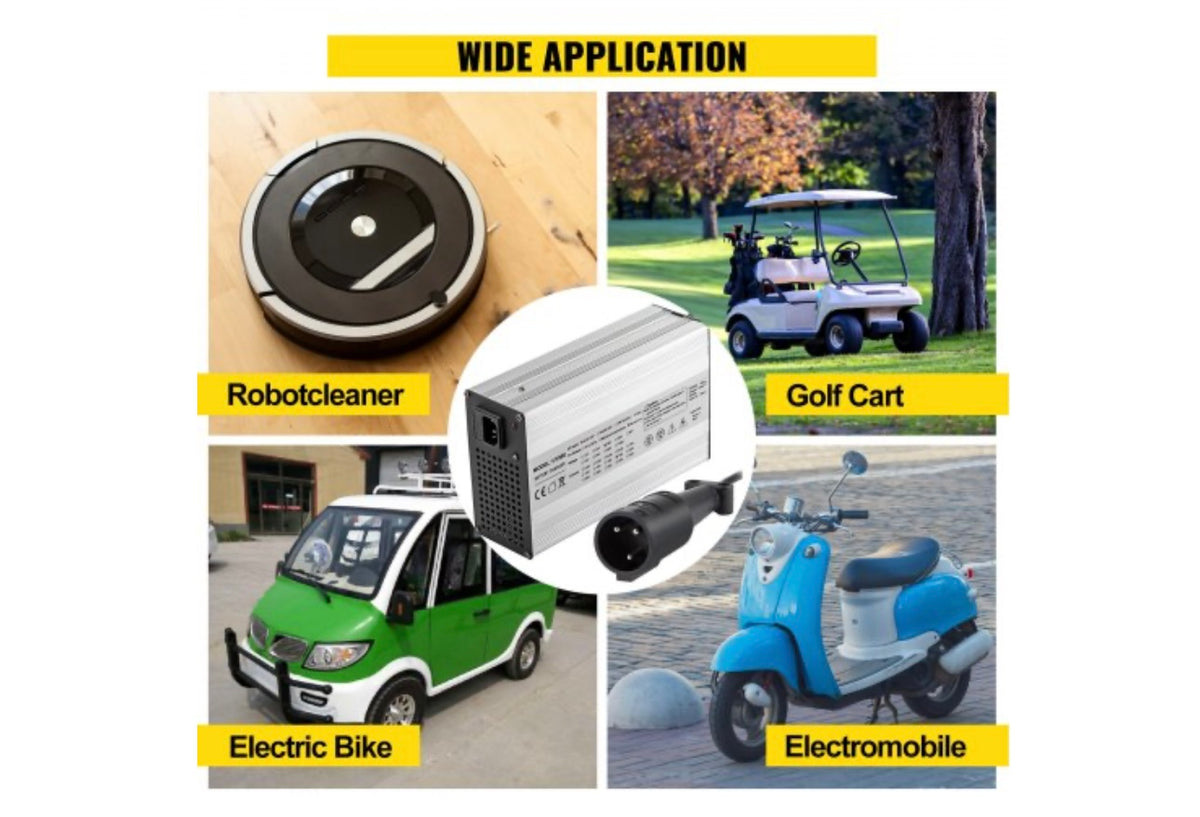 VEVOR charger wide application including golf cart