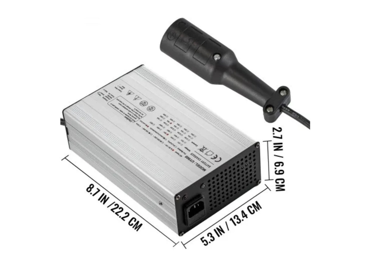 VEVOR golf cart battery charger dimensions