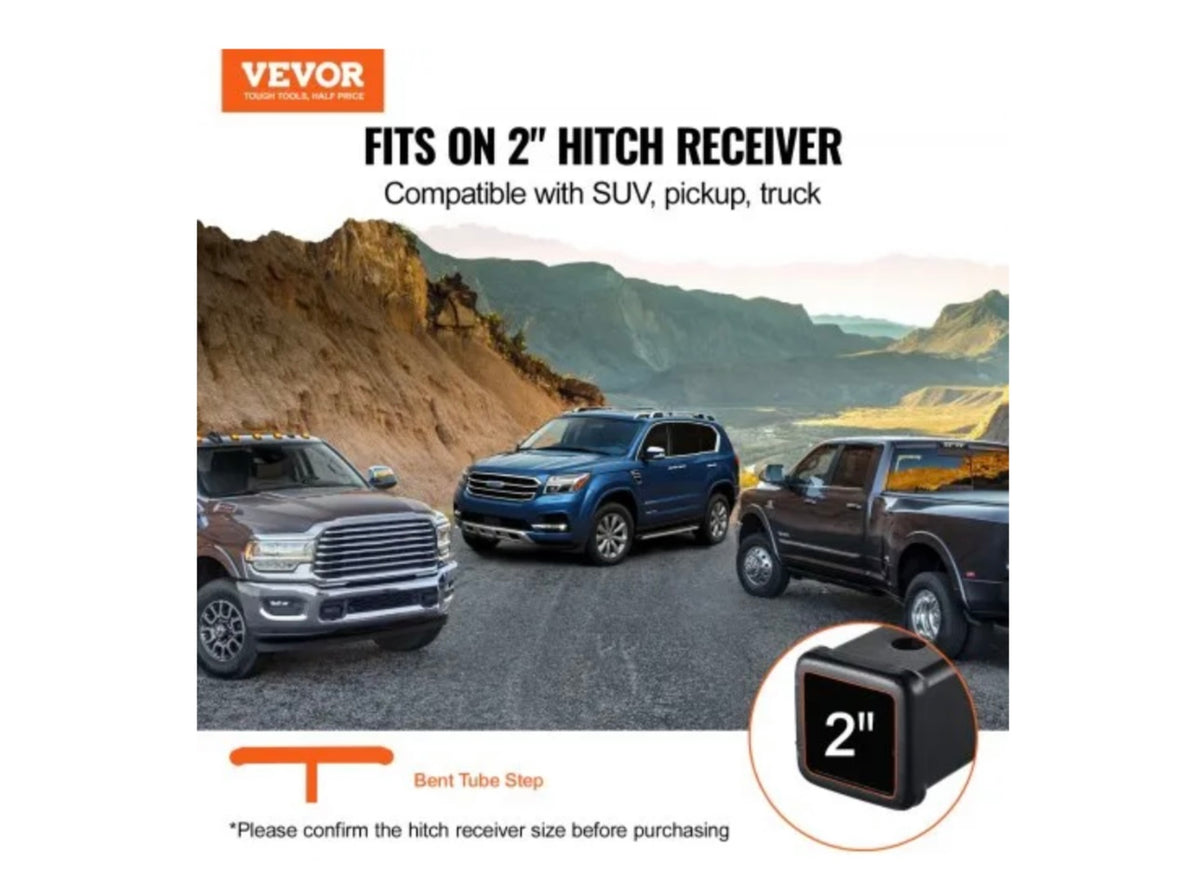 VEVOR hitch step fits 2 inch hitch receiver