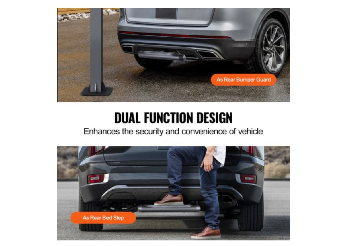 VEVOR hitch step rear bumper guard and rear bed step