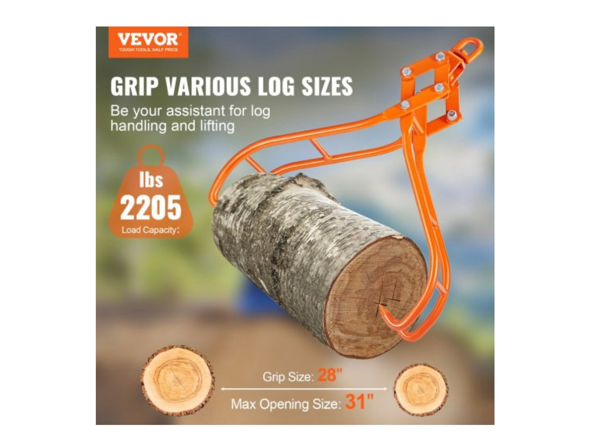 VEVOR Timber Claw Hook 2205 lb capacity