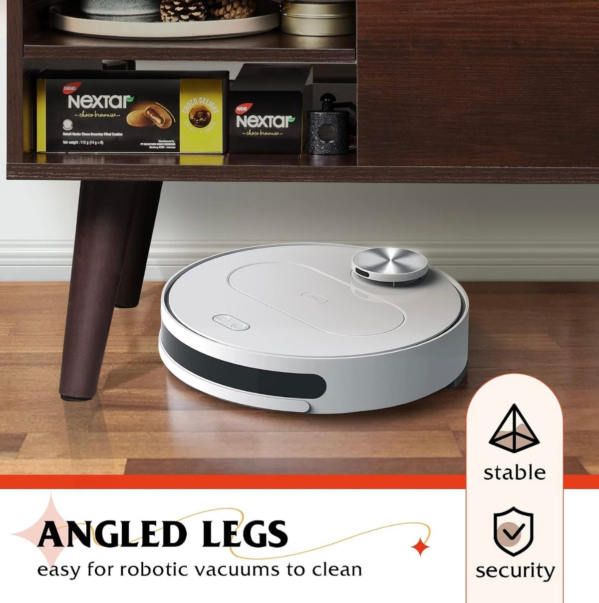 WLIVE coffee table angled legs