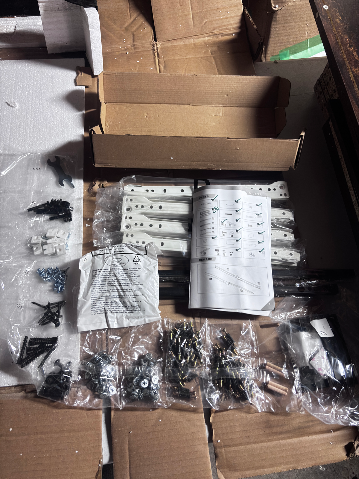 WLIVE dresser hardware and parts
