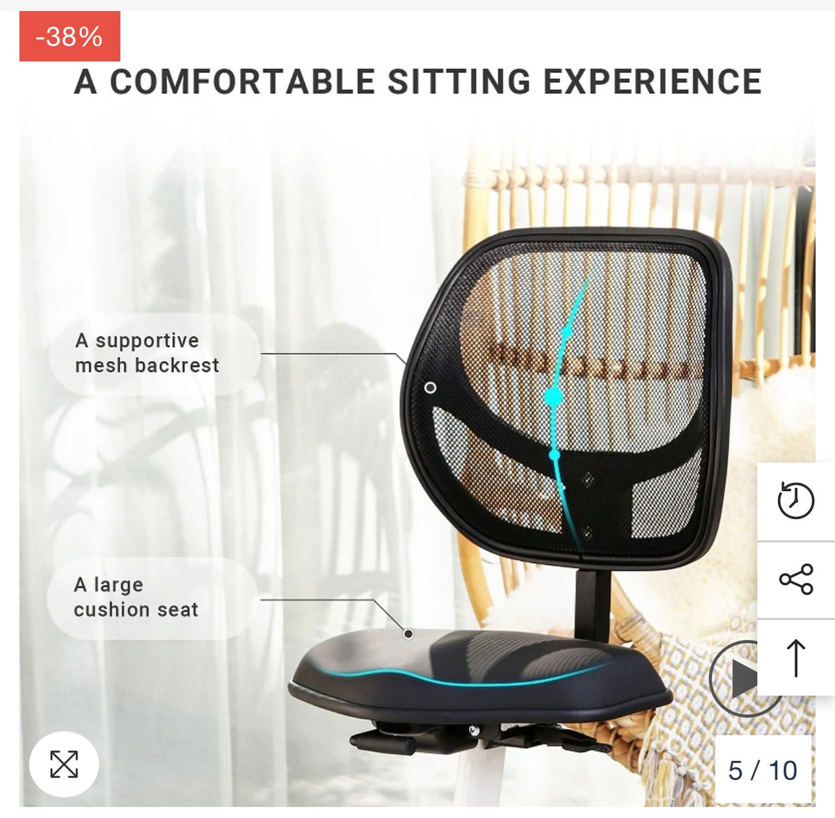 FlexiSpot F1 Sit2Go caja revisada